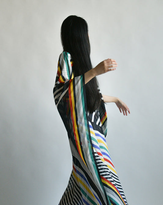 1970s print caftan