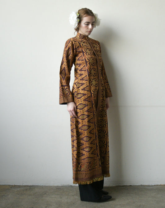 woven tapestry coat