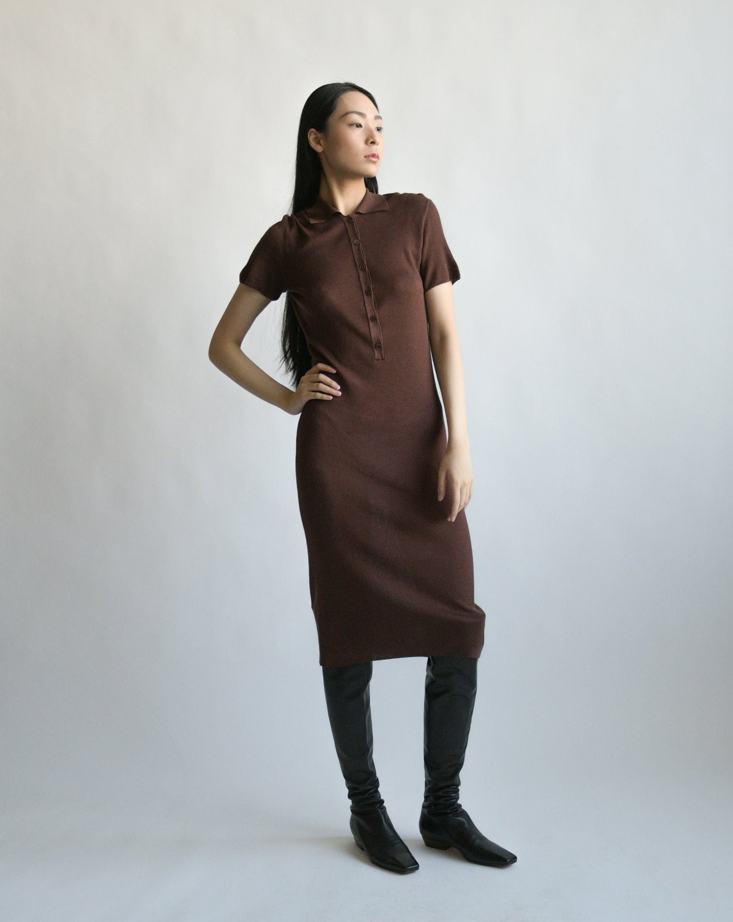 hermes ribbed dress