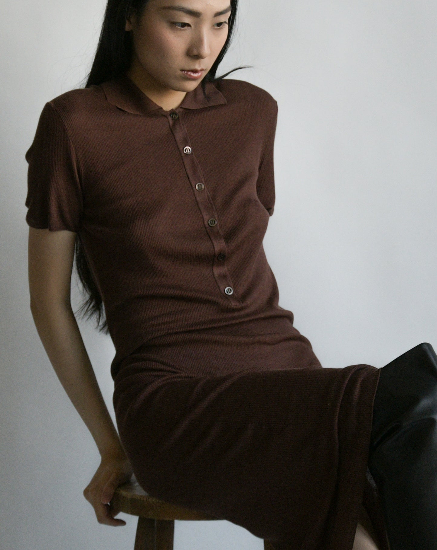 hermes ribbed dress