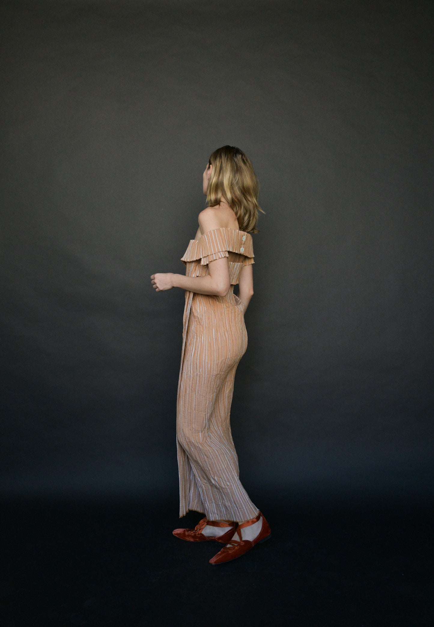 romeo gigli ss 1994 plisse dress