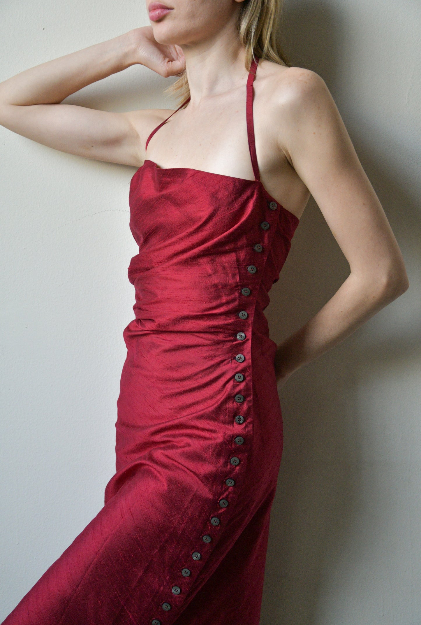 romeo gigli silk shantung dress and pant set ensemble