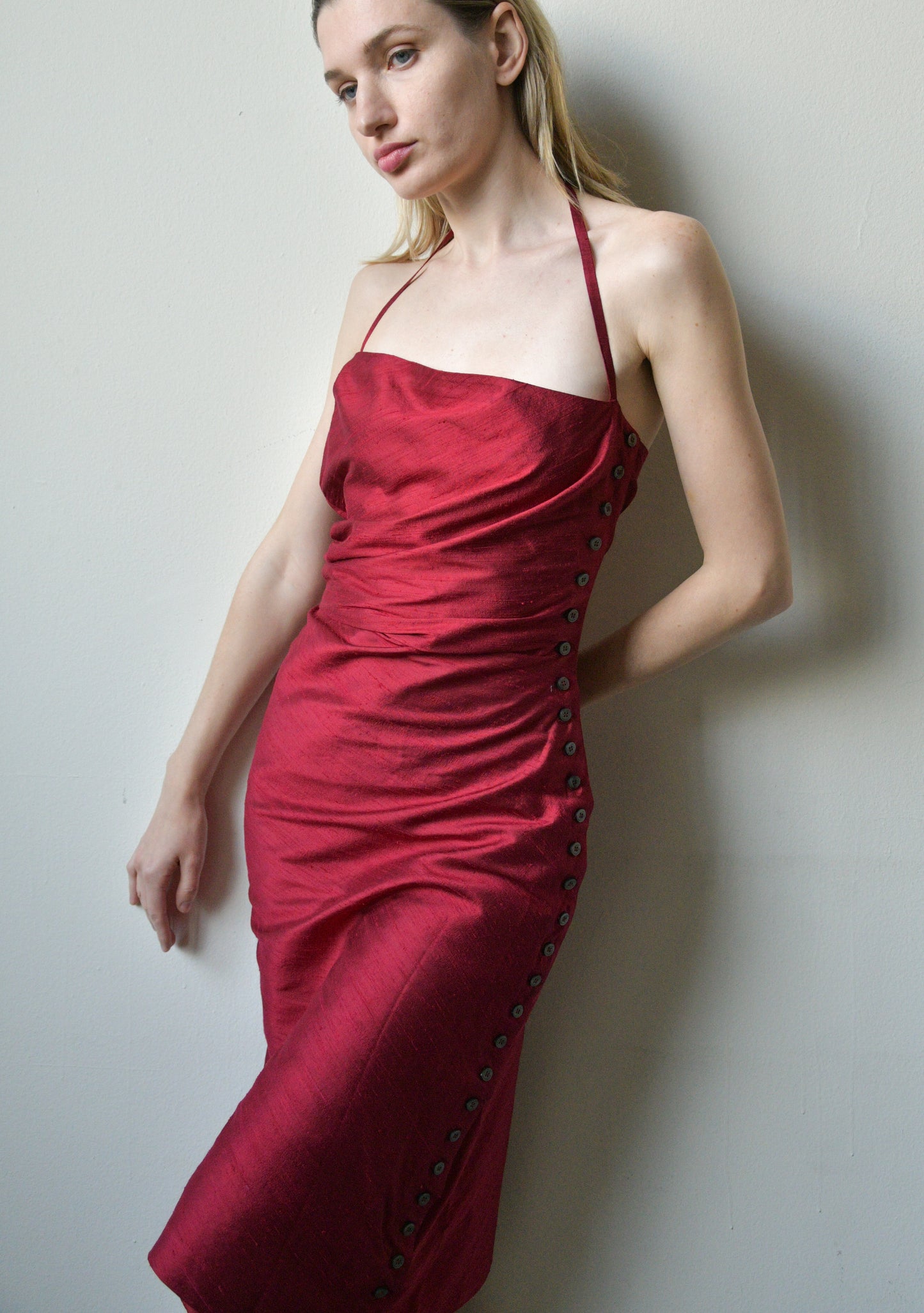 romeo gigli silk shantung dress and pant set ensemble