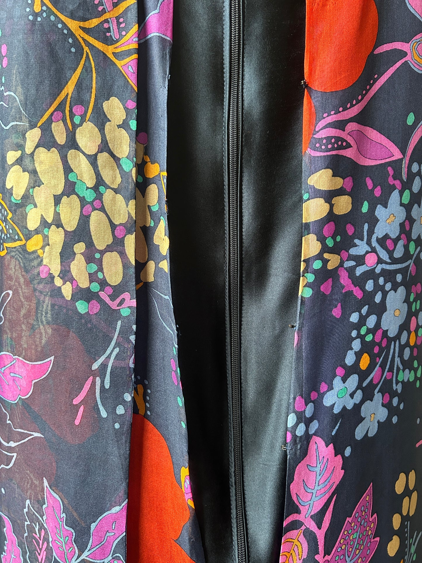 1960s pierre cardin floral circle scarf dress