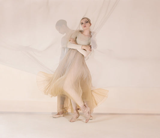 christian dior ss 2019 blush pink pleated dress