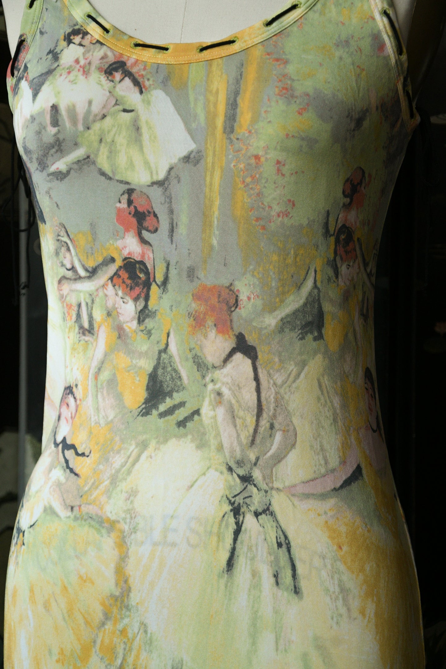 jean paul gaultier ss 2004 degas ballerina print dress
