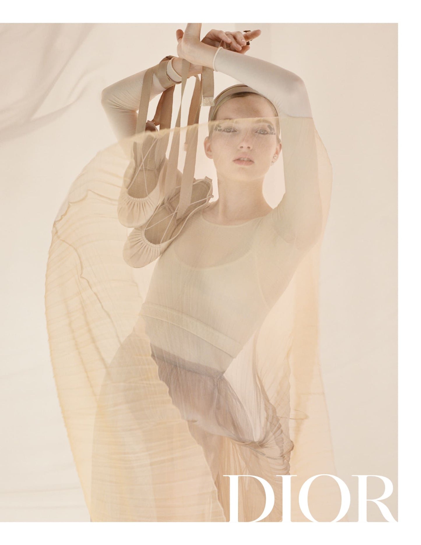 christian dior ss 2019 blush pink pleated dress