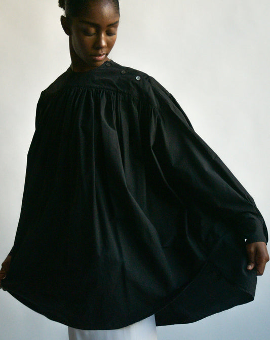 callaghan romeo gigli black smock top