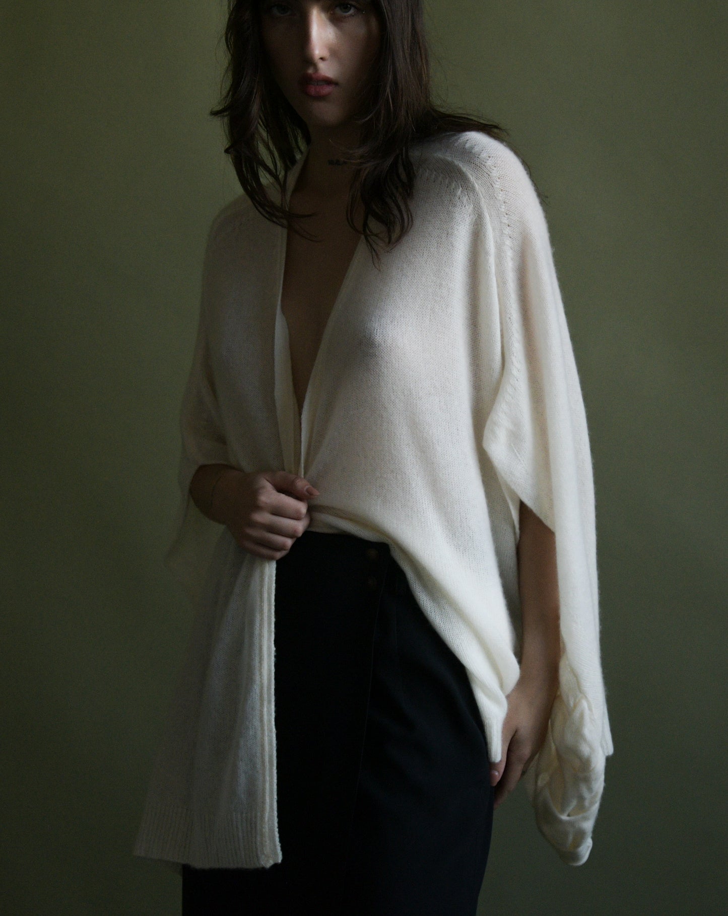 ysl cashmere cardigan