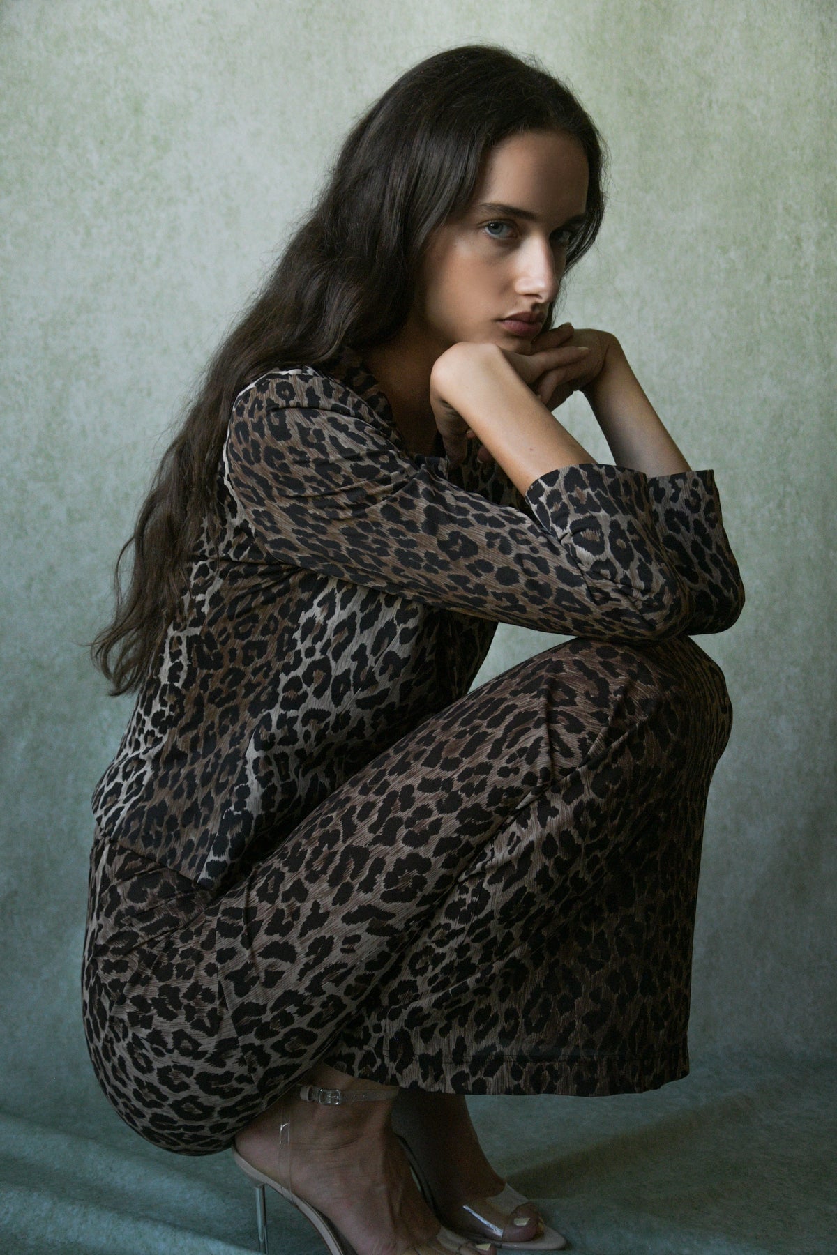 dolce gabbana ss 1997 leopard print suit