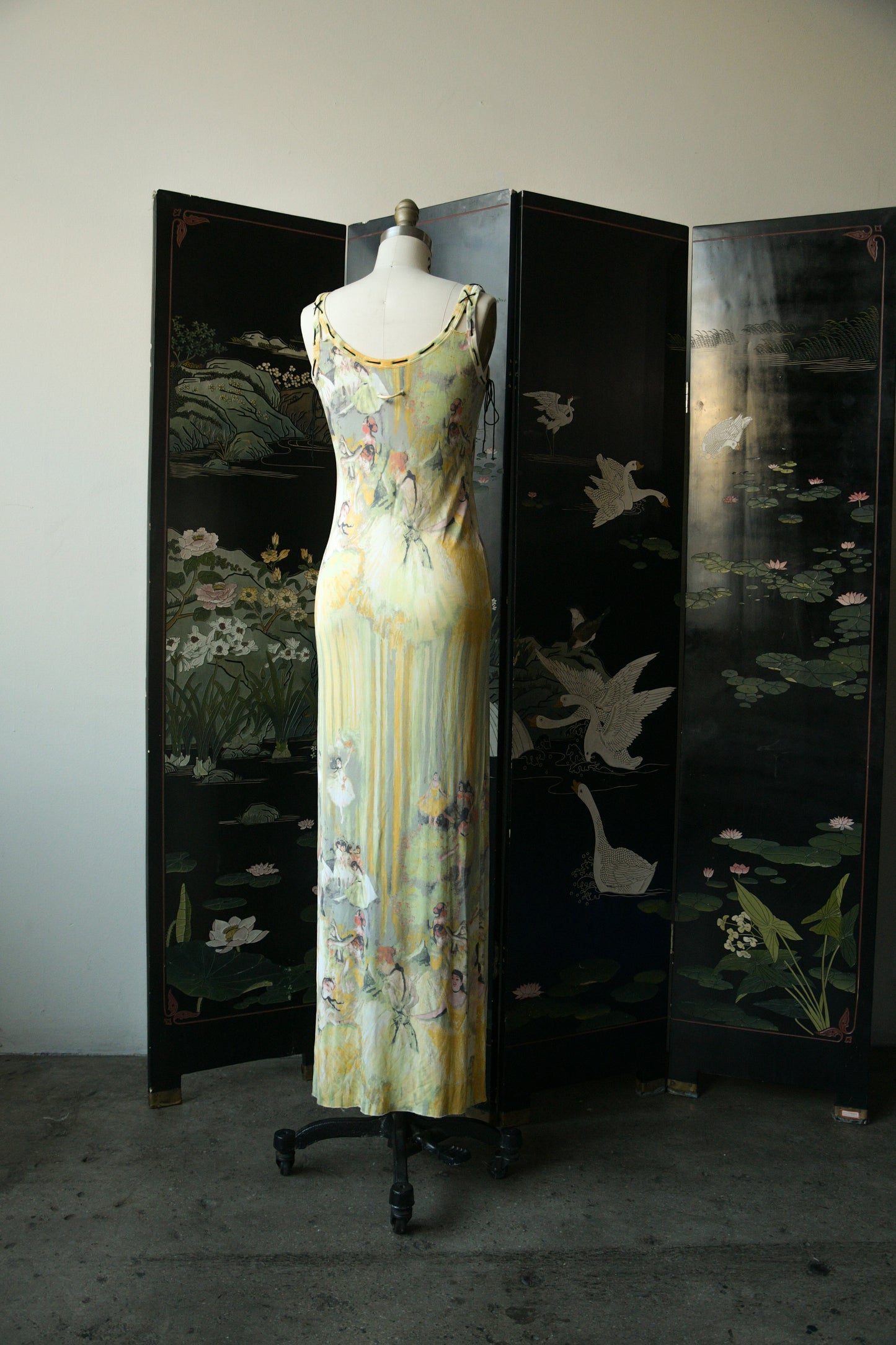 jean paul gaultier ss 2004 degas ballerina print dress