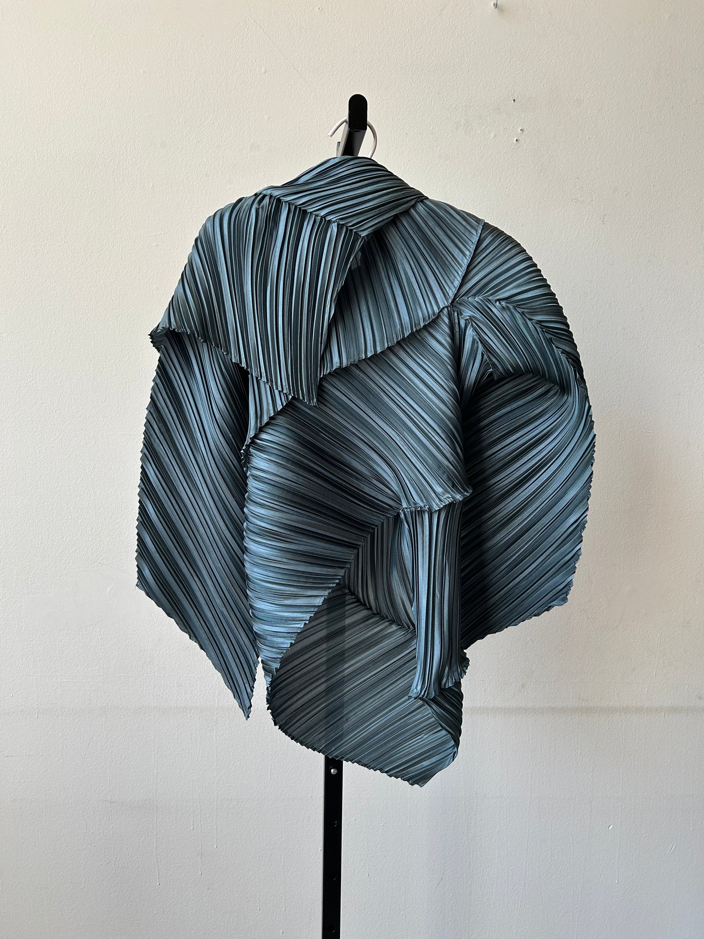 jo buckler architectural plisse top
