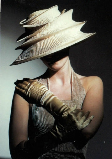 jo buckler architectural plisse top