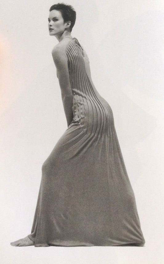 geoffrey beene fall 1975 pintuck dress