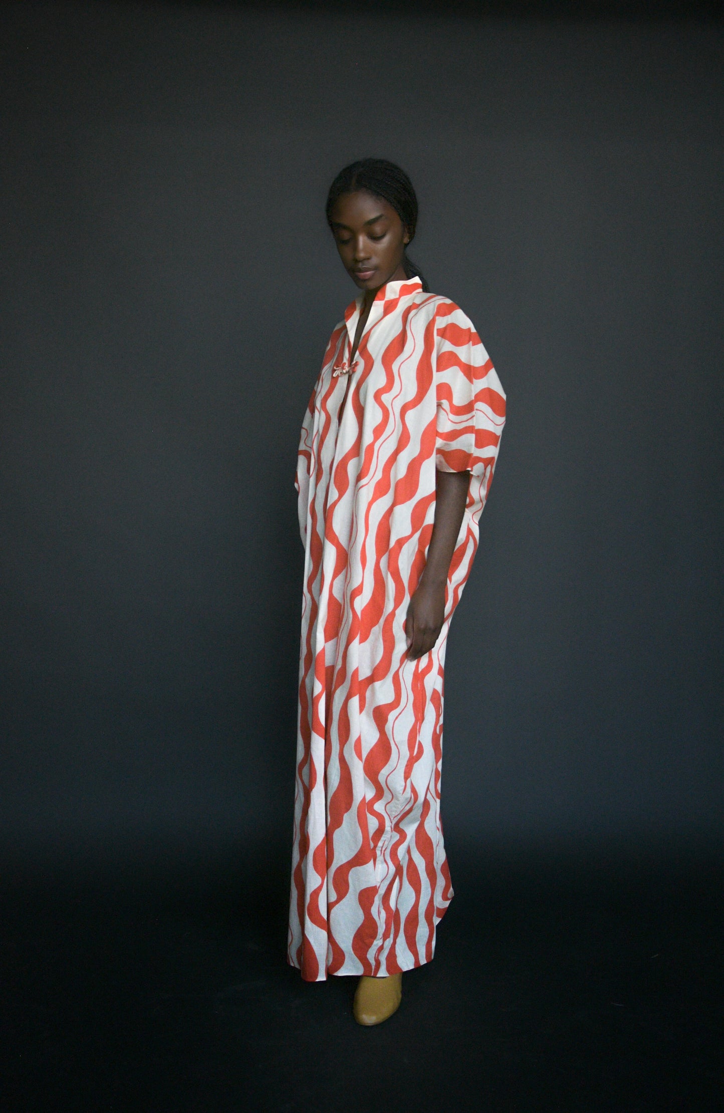 givenchy 1970s print caftan