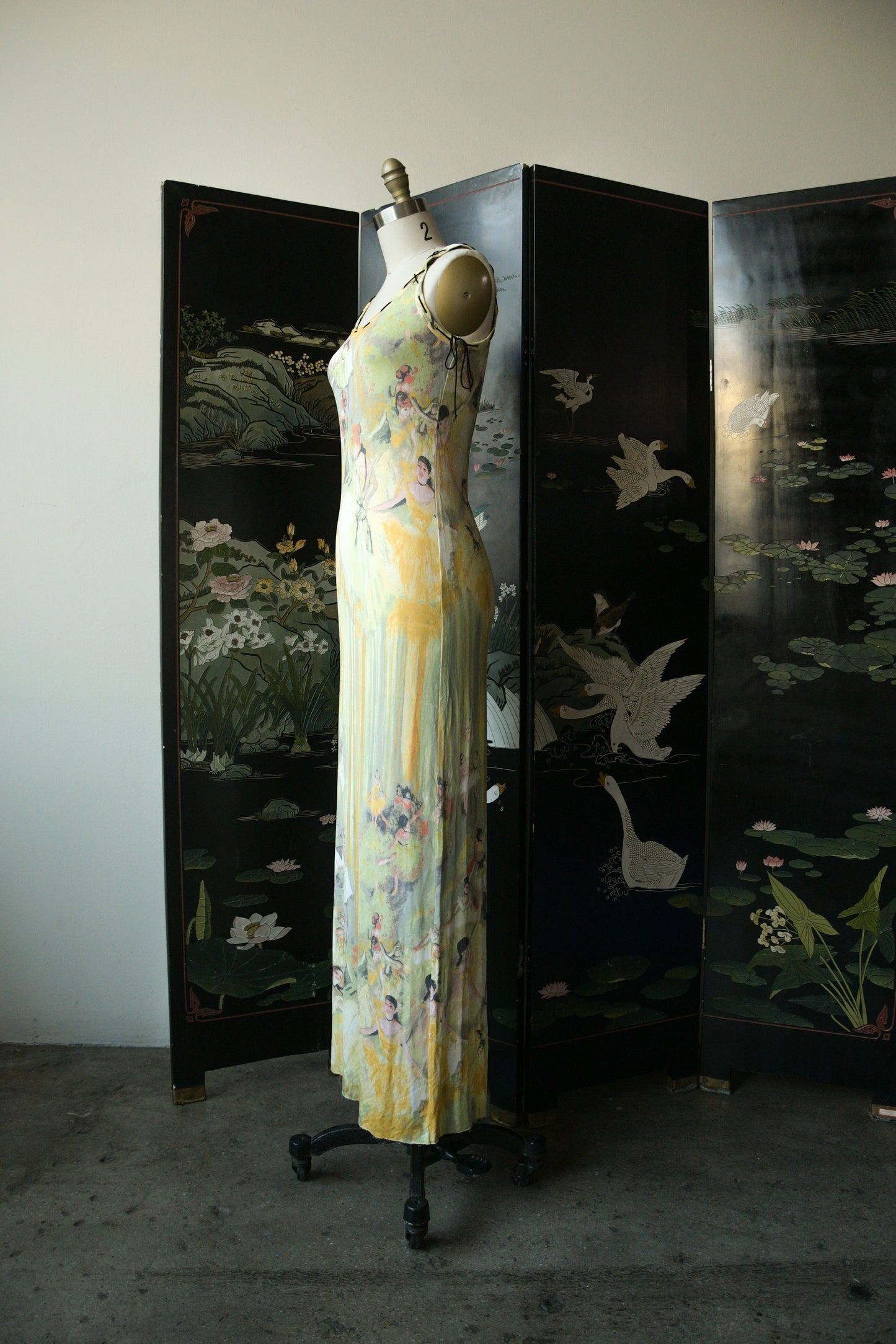jean paul gaultier ss 2004 degas ballerina print dress