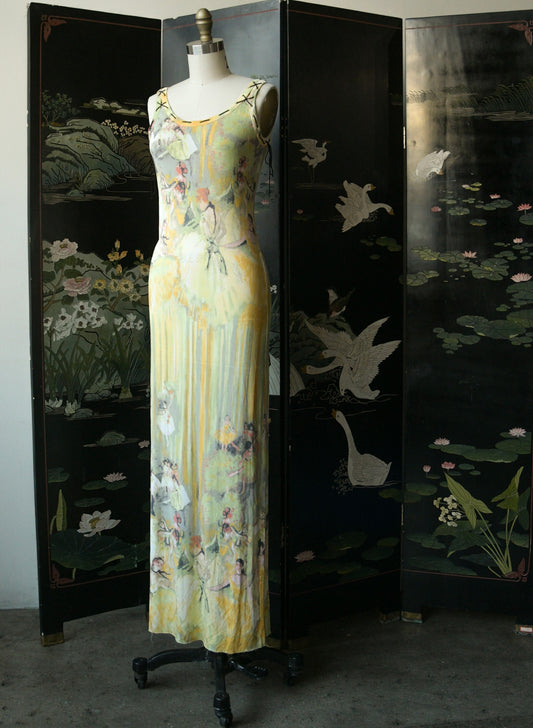 jean paul gaultier ss 2004 degas ballerina print dress