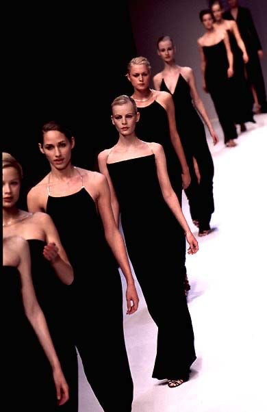 cerruti arte 1881 fw 1996 black halter dress with metal ring collar