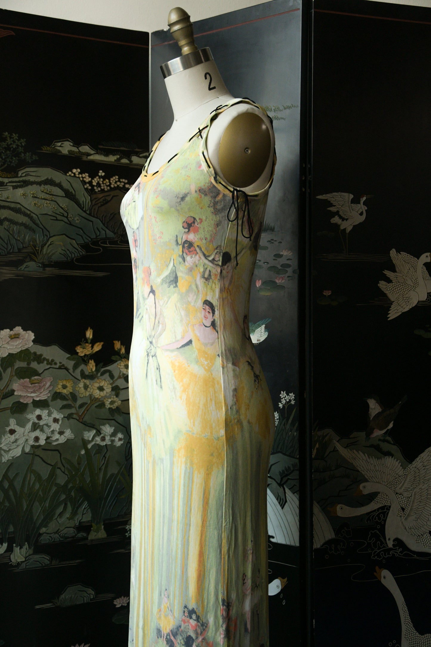 jean paul gaultier ss 2004 degas ballerina print dress