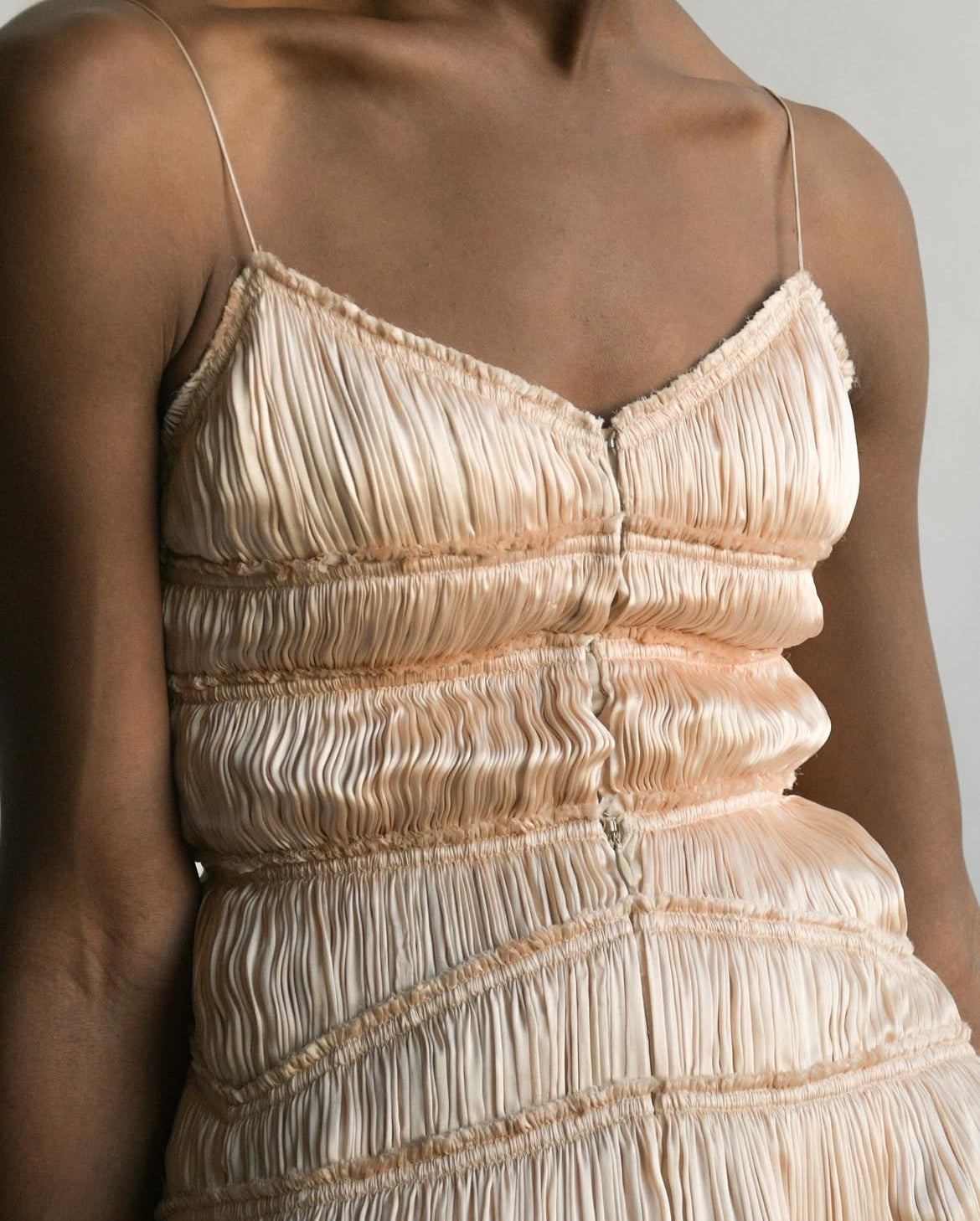 reserved isabel toledo silk charmeuse ruched dress