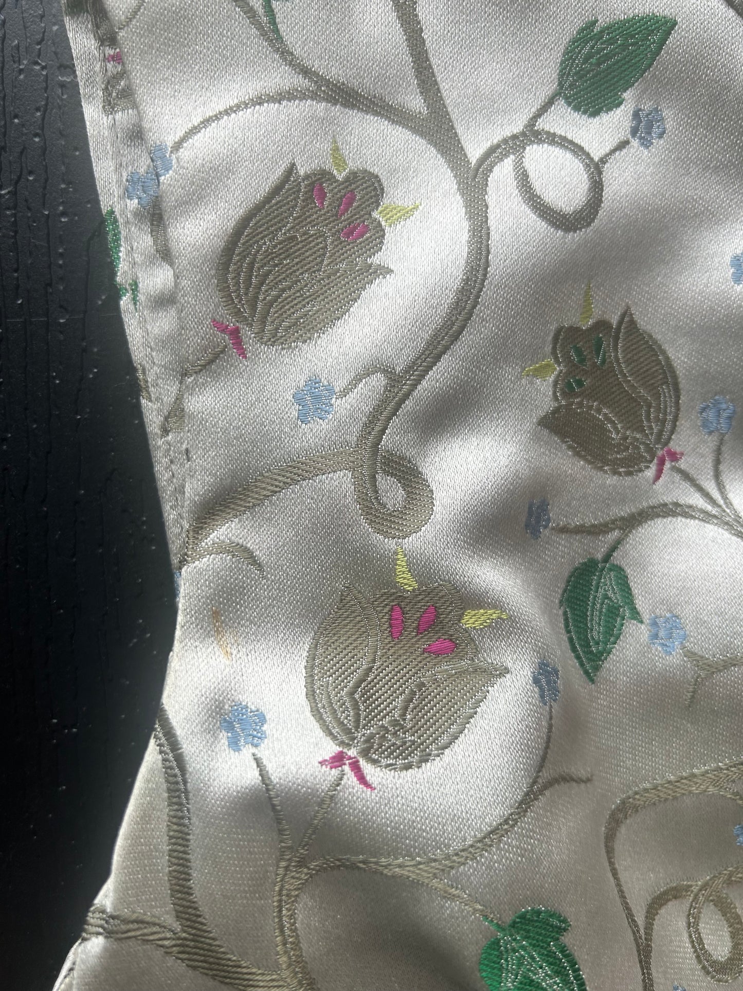 prada spring 1997 silk vine chinoiserie dress
