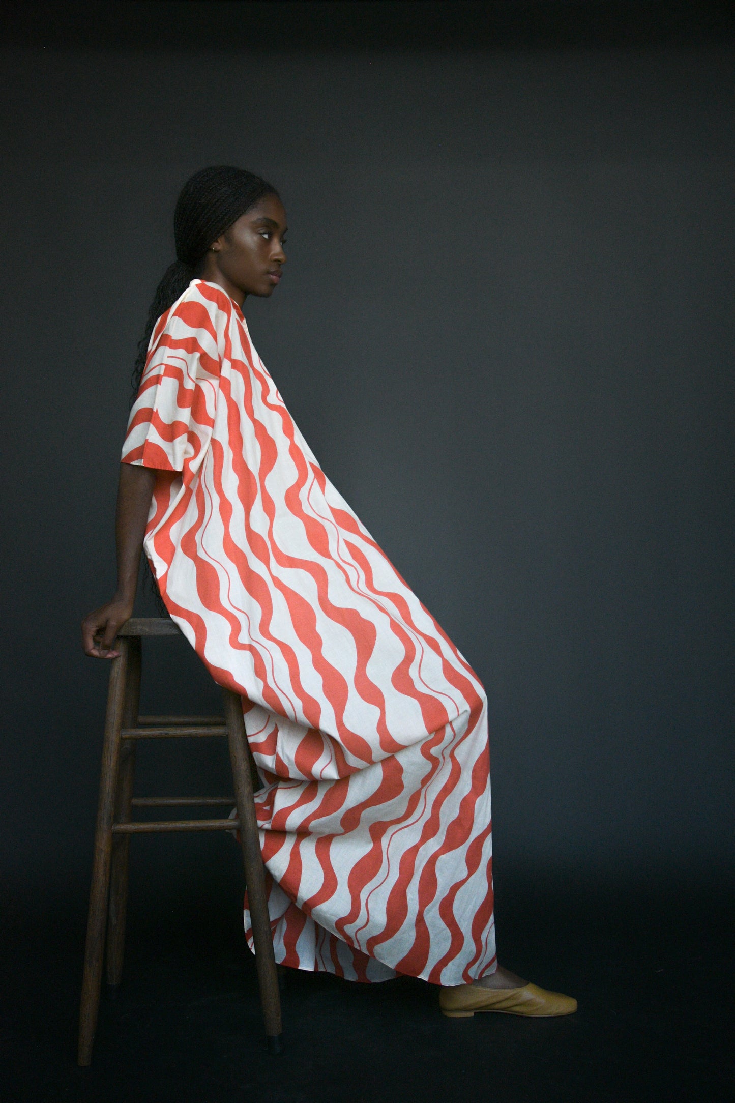 givenchy 1970s print caftan