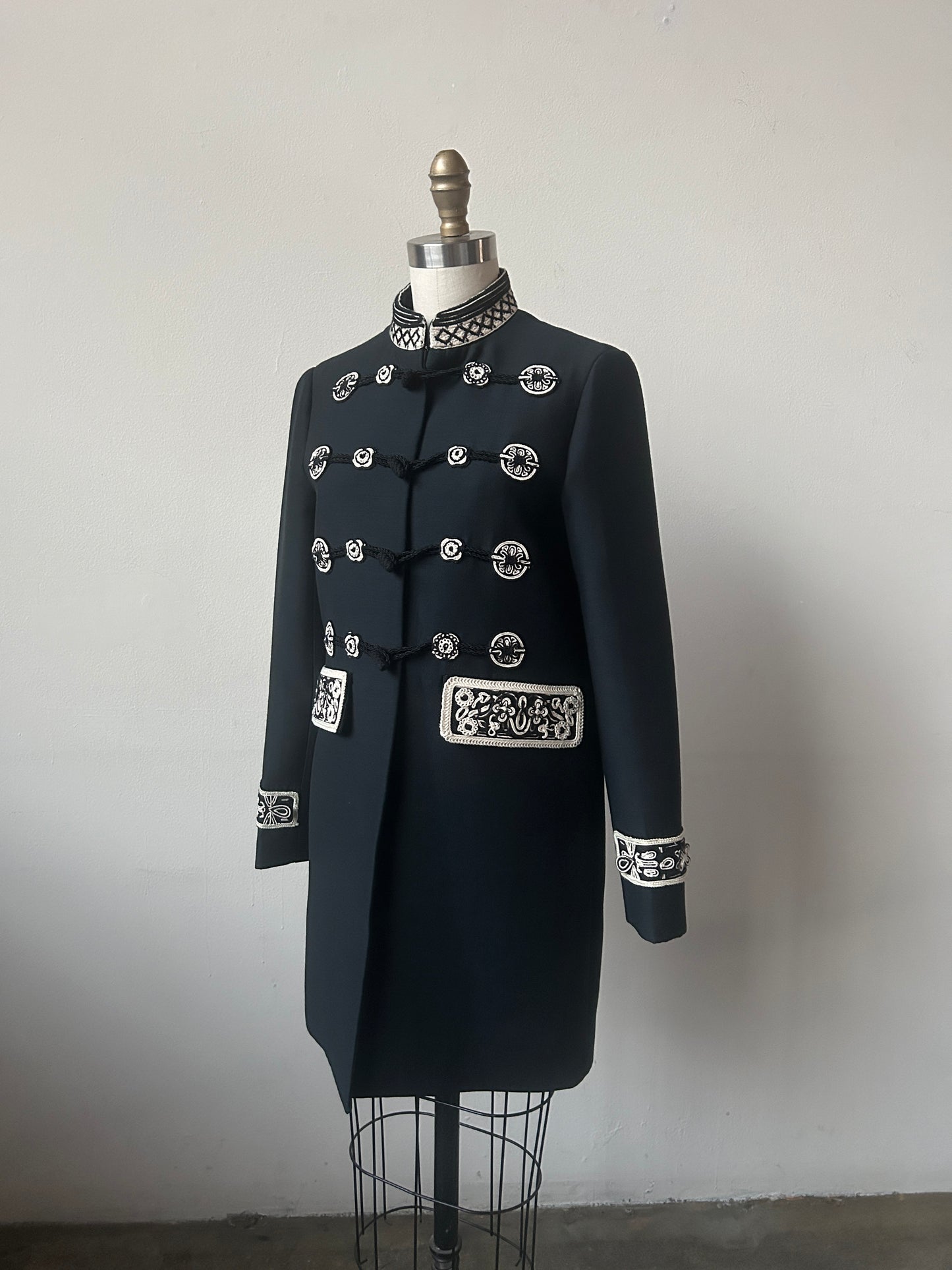 christian dior couture 2019 military coat