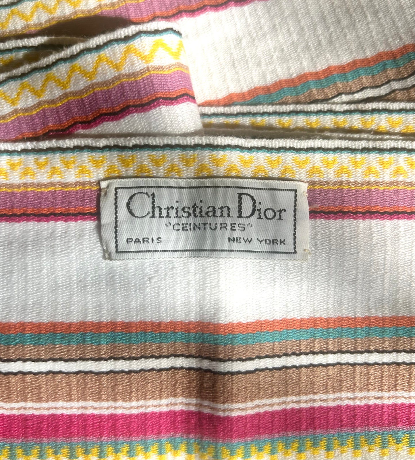 christian dior tassel belt